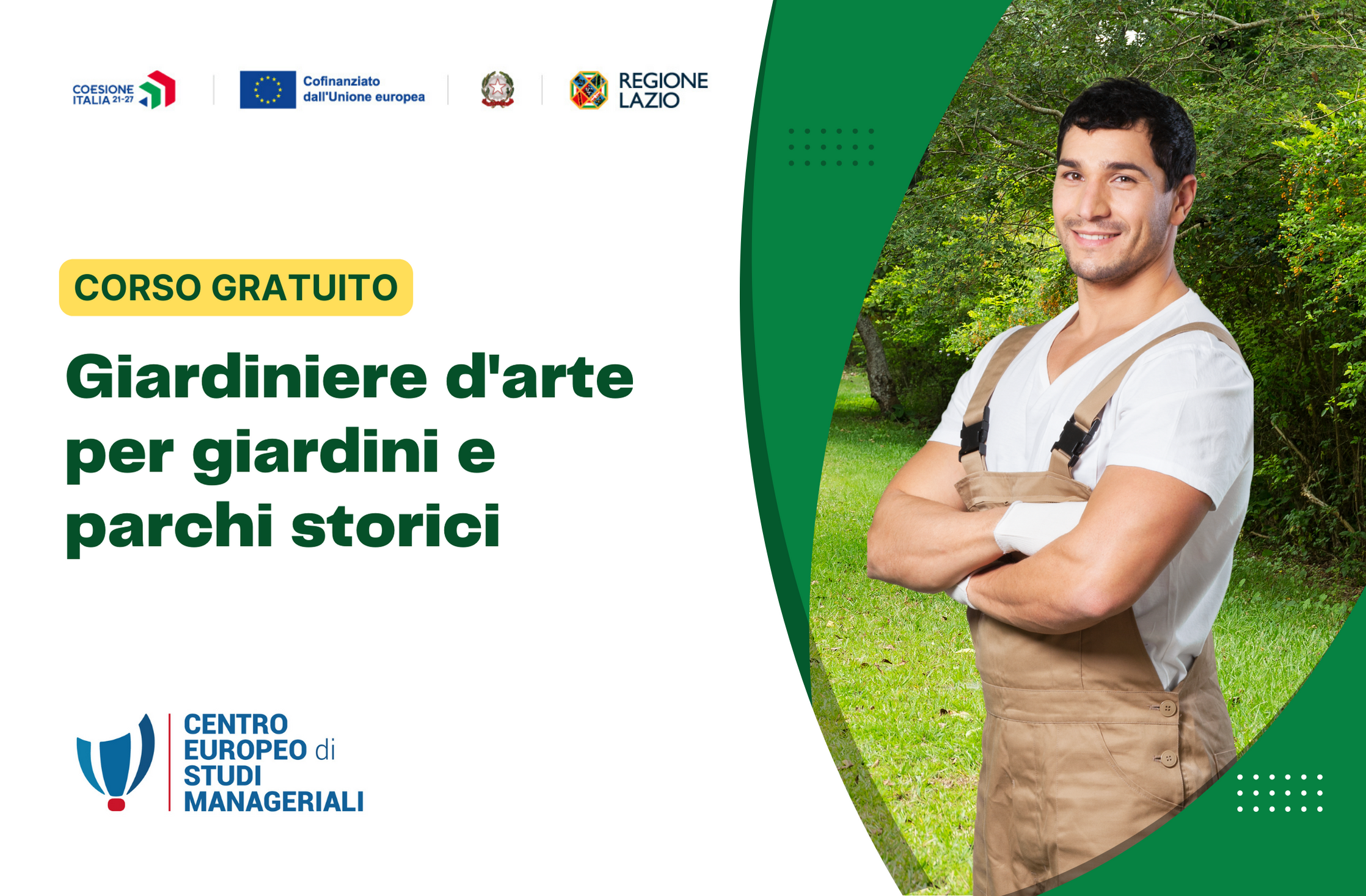 giardinieri d'arte corso manutentore del verde